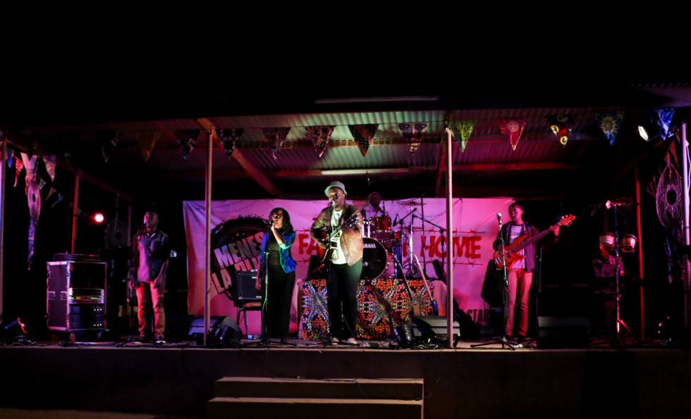Slider Image The band, made up of local and refugee musicians, toured Malawi.